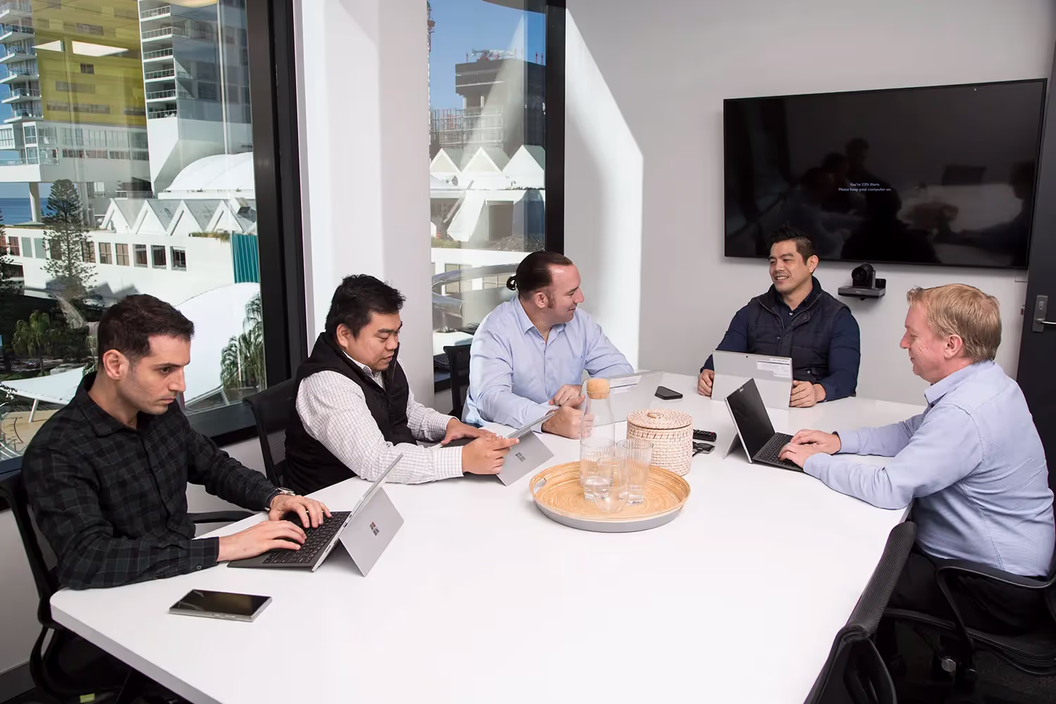Call-to-action graphic for career opportunities at soma technology group