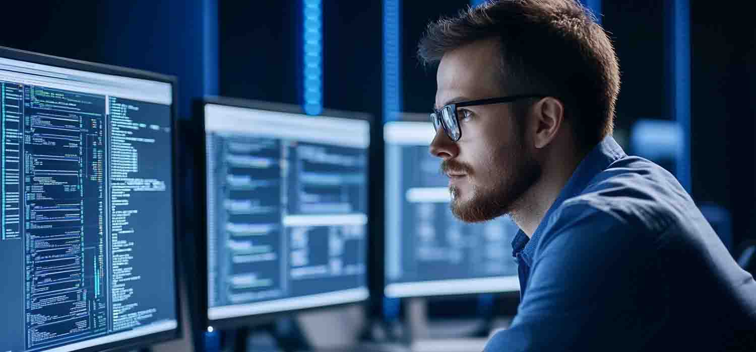 IT support technician monitoring systems for crisis management