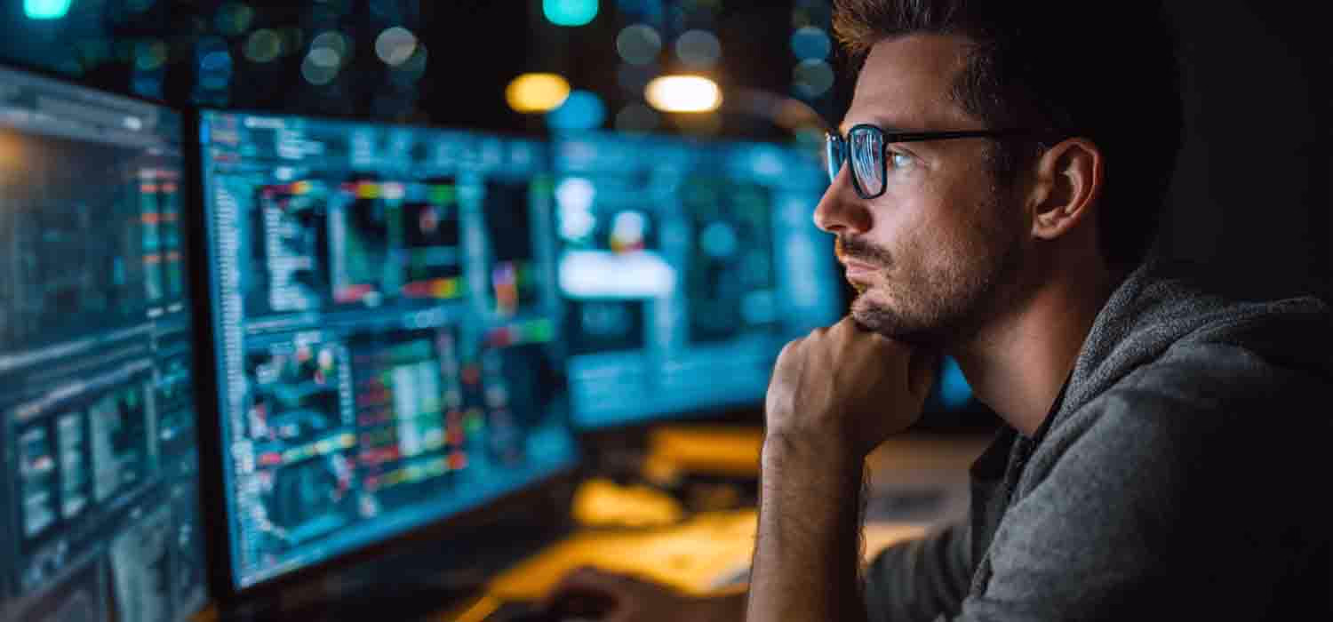 IT Auditor Analyzing Security Metrics